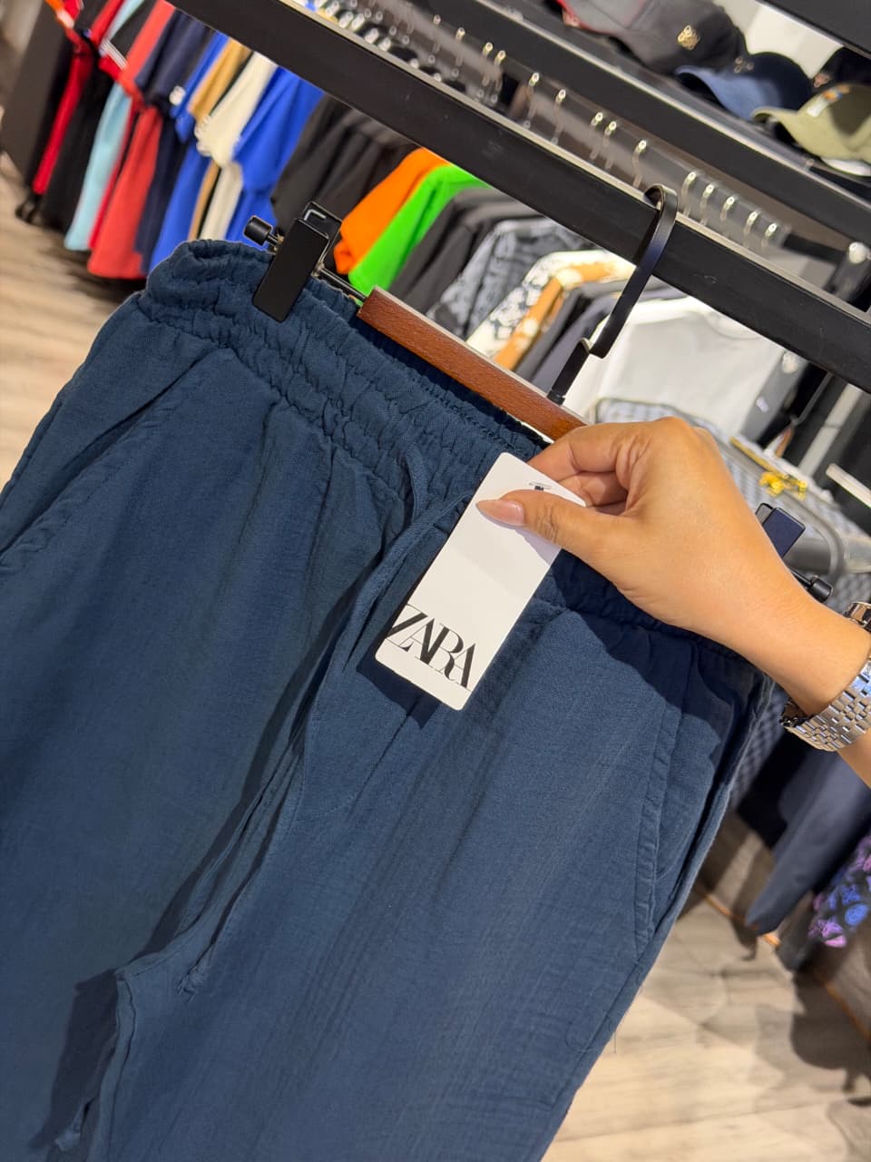 Zara Cotton Linen Trouser