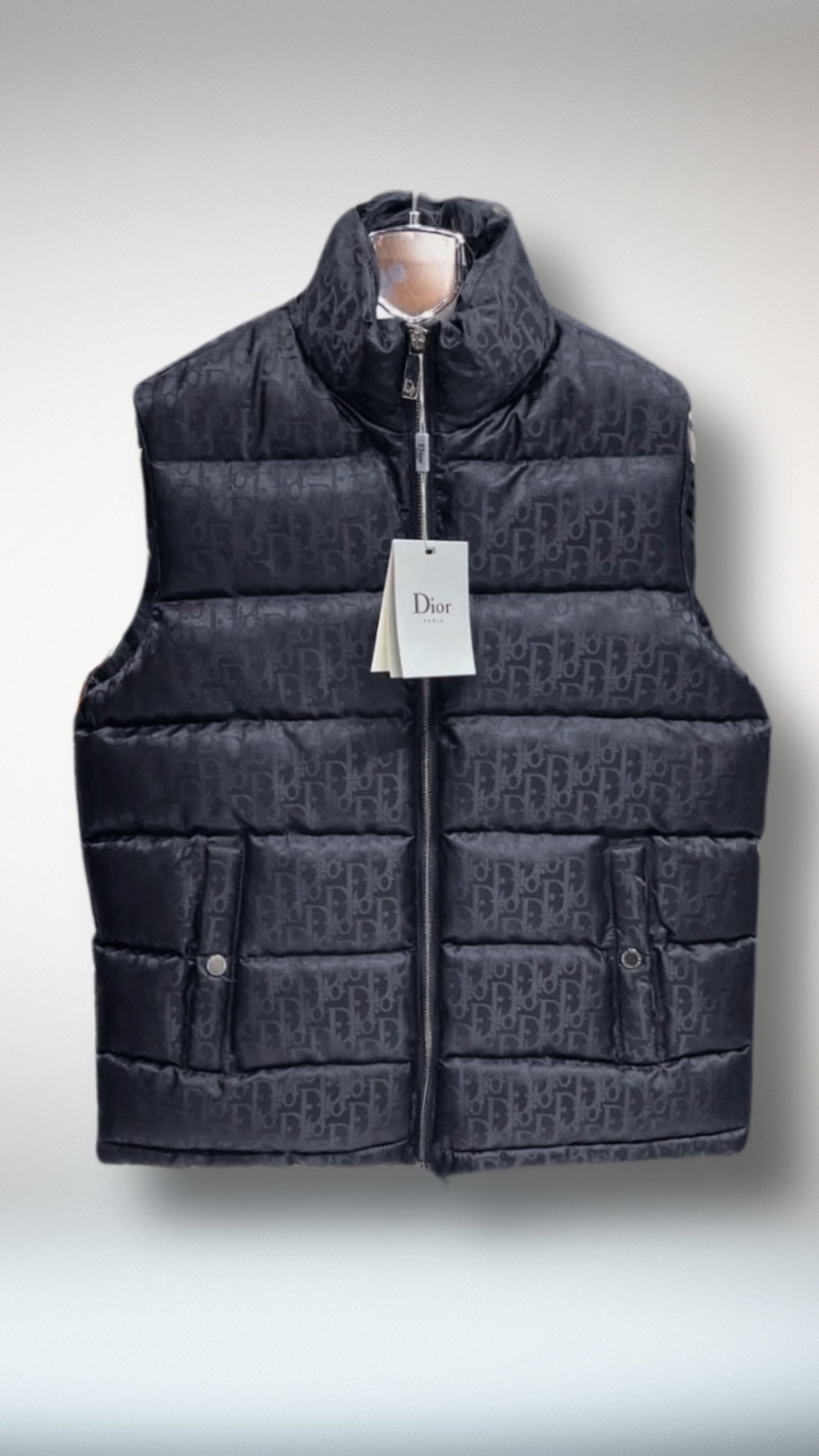 CD Oblique Sleeveless Jacket