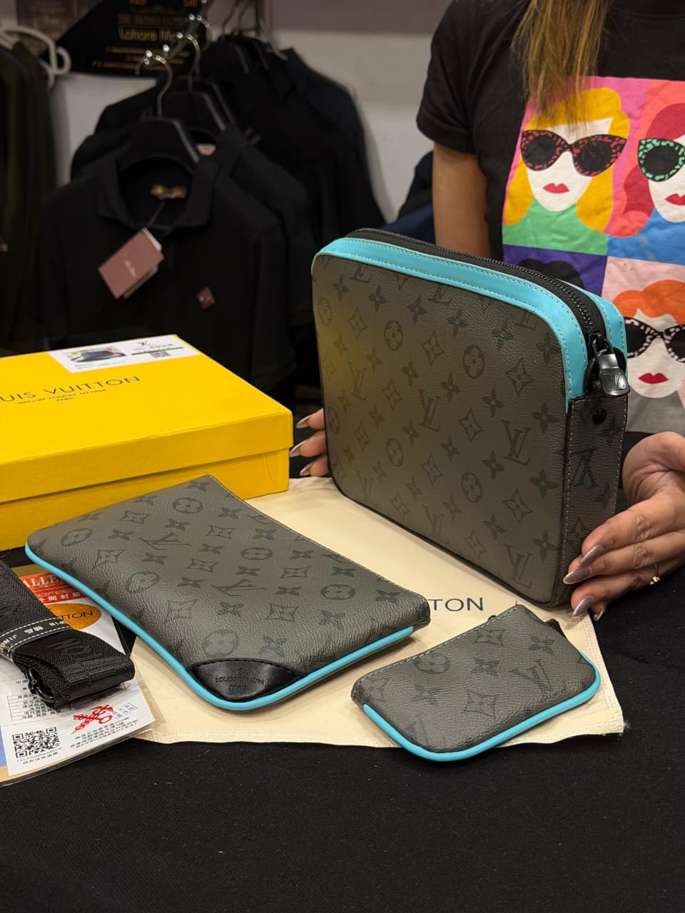 Louis Vuitton Trio Detachable Bag