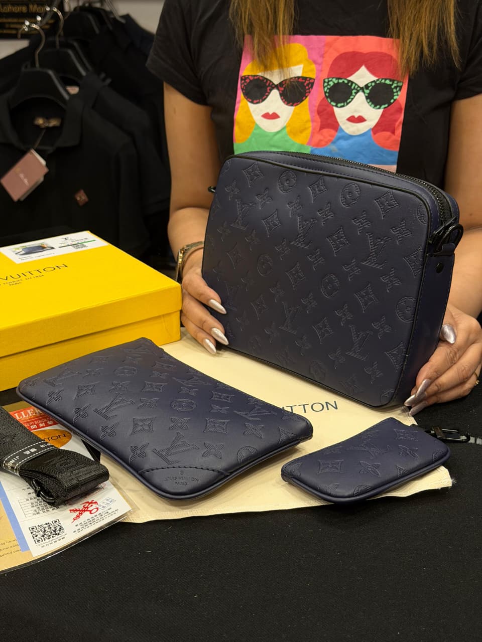 Louis Vuitton Trio Detachable Bag