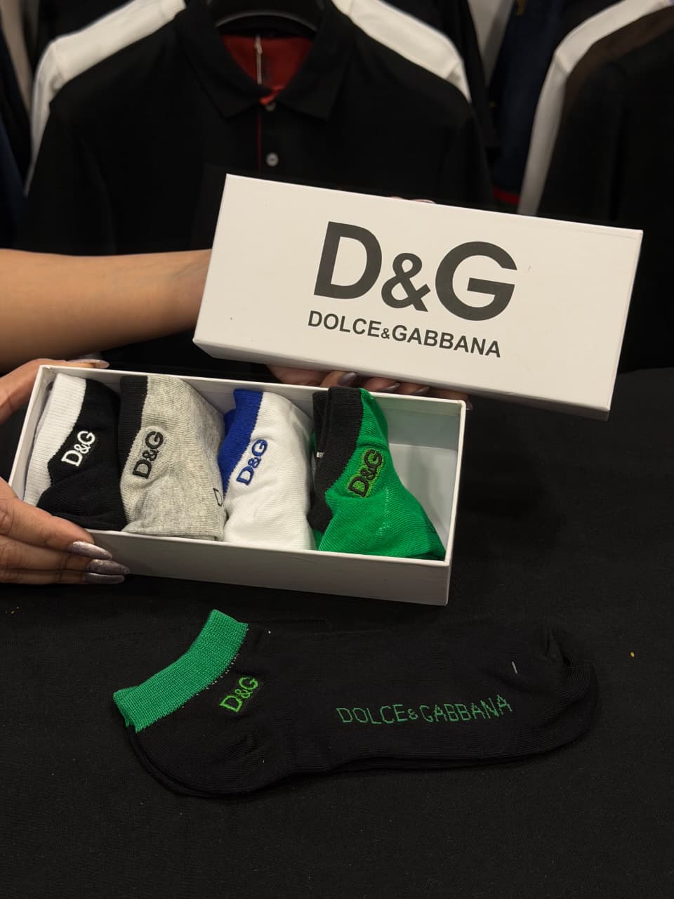 DG Pack of 5 Socks Box