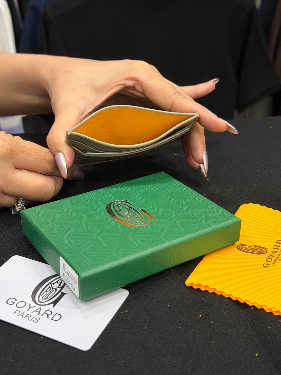 Goyard Card Holder - Khakhi