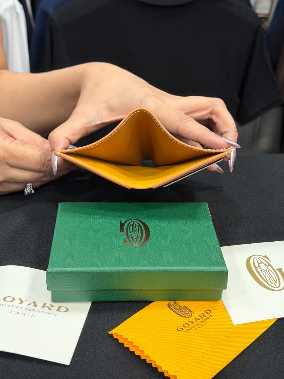 Goyard Card Wallet - Yellow