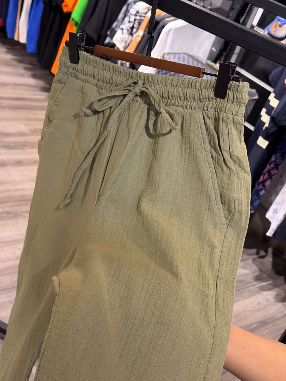 Zara Cotton Linen Trouser