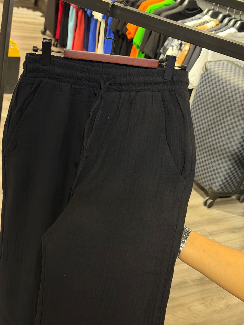 Zara Cotton Linen Trouser