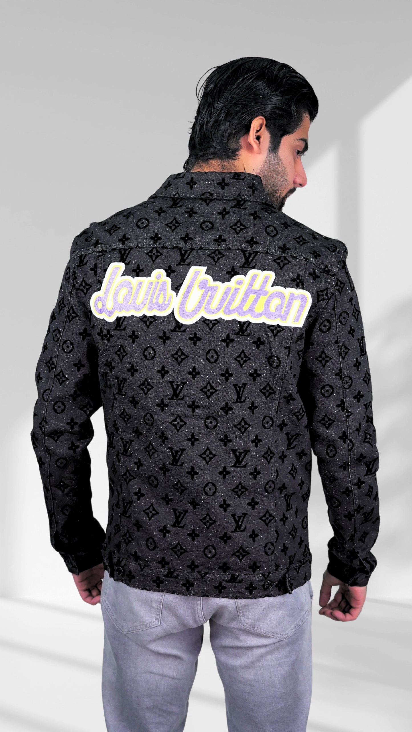 Louis Vuitton Denim Short Down Jacket