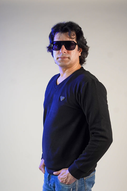 Prada V-Neck 1:1 Grading Sweatshirt