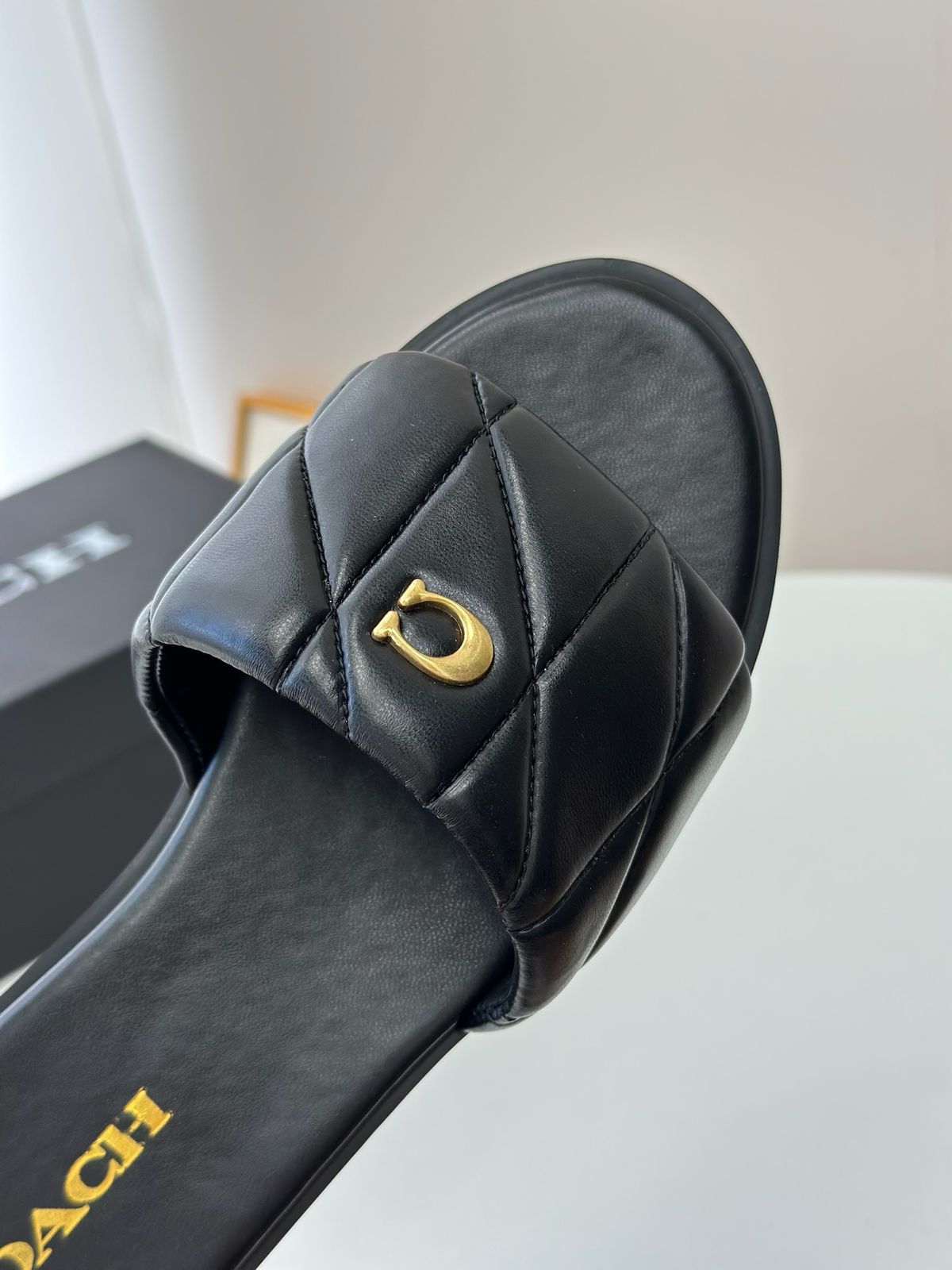 COACH FLATS SLIDES