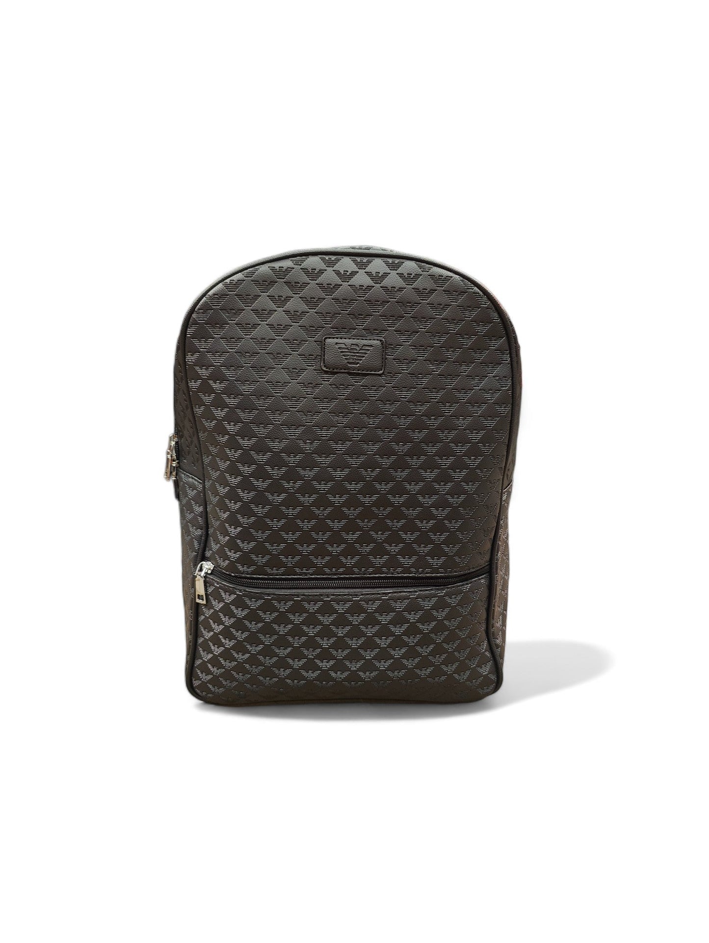 Versace - Black Leather Backpack