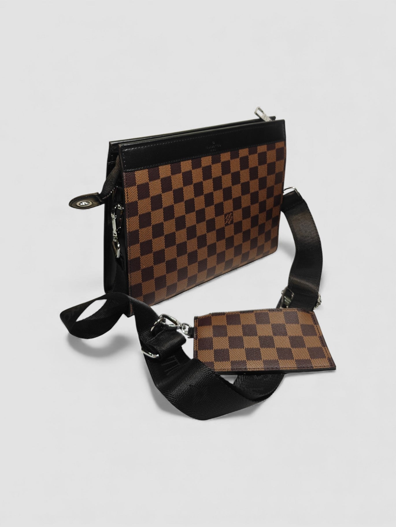 Louis Vuitton Pochette with Strap & Mini Pouch Bag