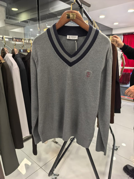 Brunello Cucinelli 1:1 Grade V-Neck Sweater
