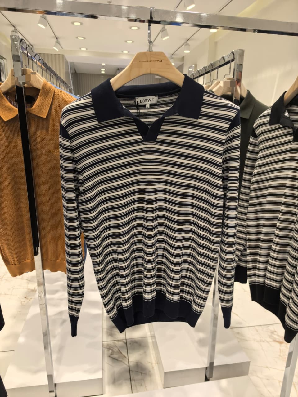 Loewe 1:1 Grade Button Less Old Money Polo Shirt
