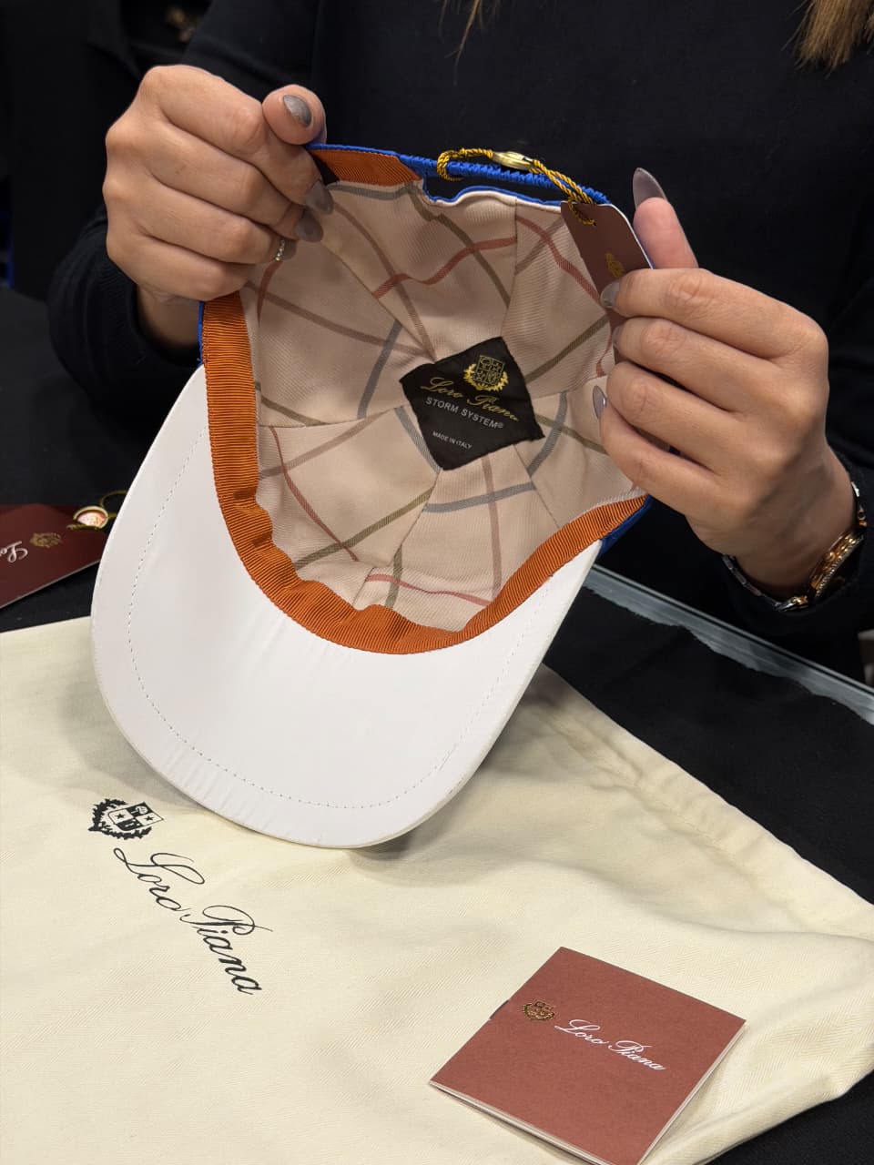 Loro Piana Premium Cap with Dust Cover