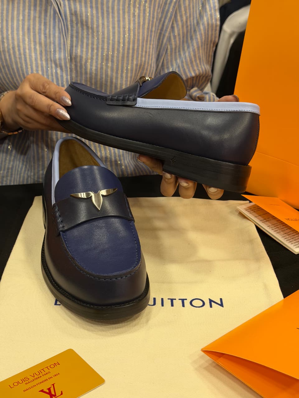 Louis Vuitton 1:1 Grade Leather Oxford Loafer Shoe