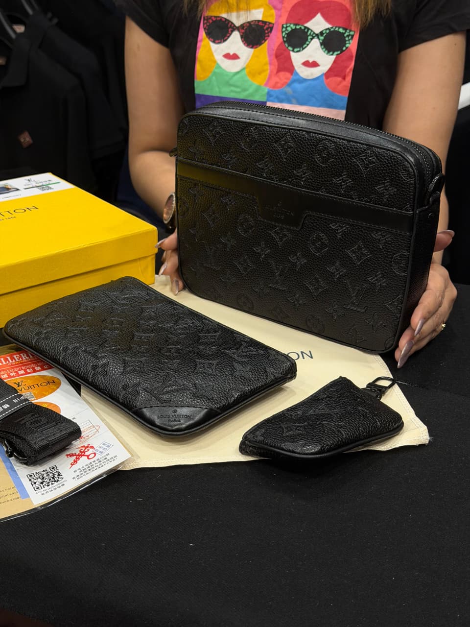 Louis Vuitton Trio Detachable Bag