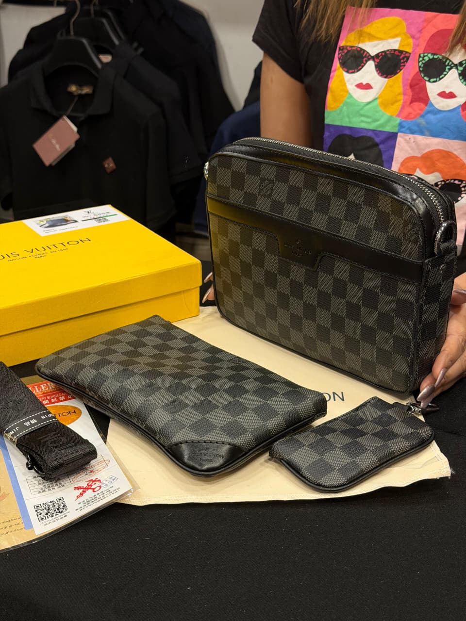 Louis Vuitton Trio Detachable Bag