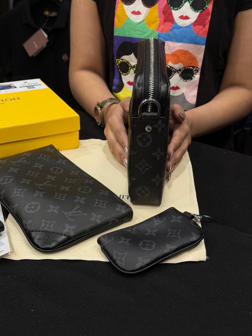 Louis Vuitton Trio Detachable Bag