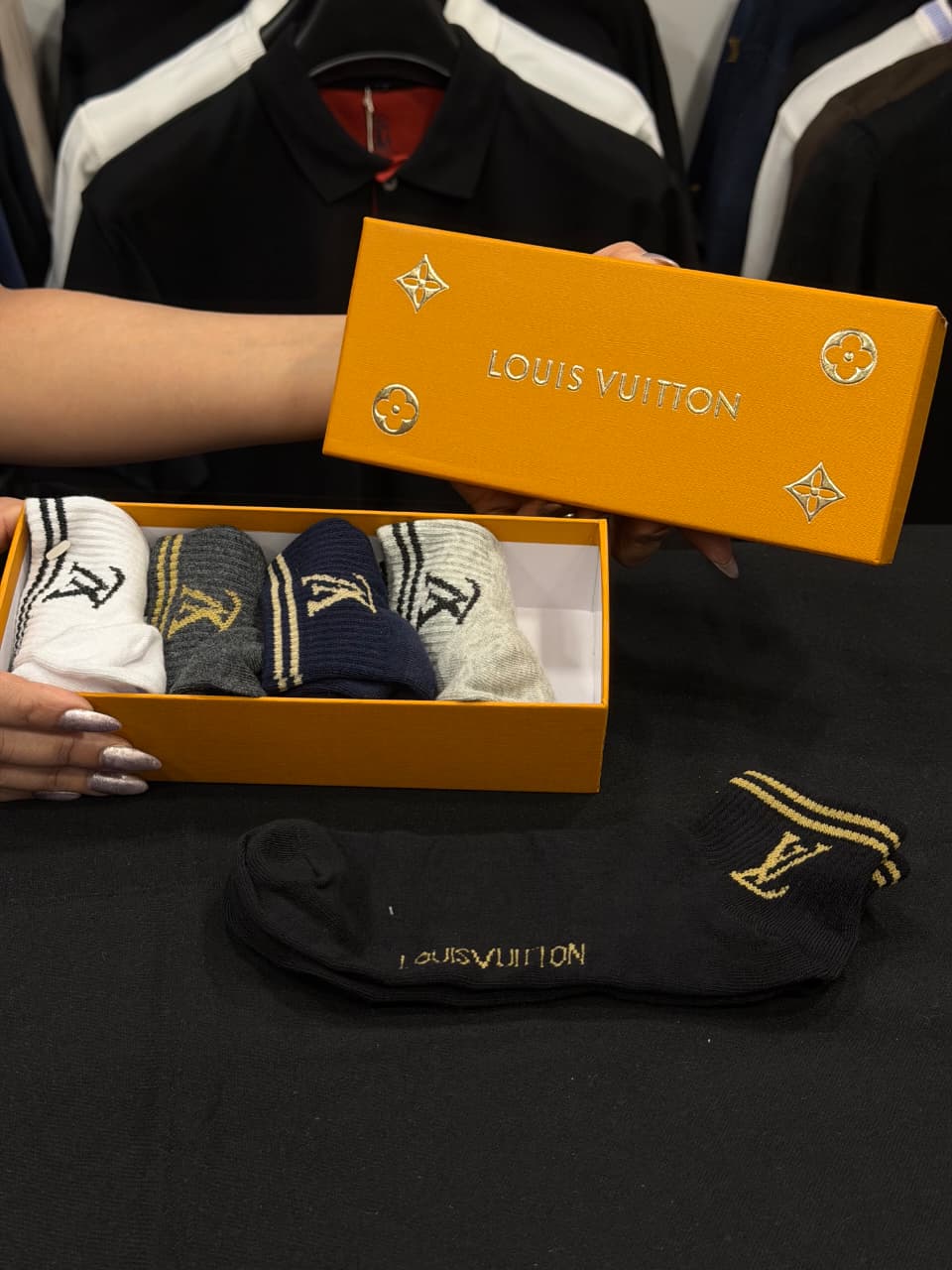 Louis Vuitton Pack of 5 Socks Box