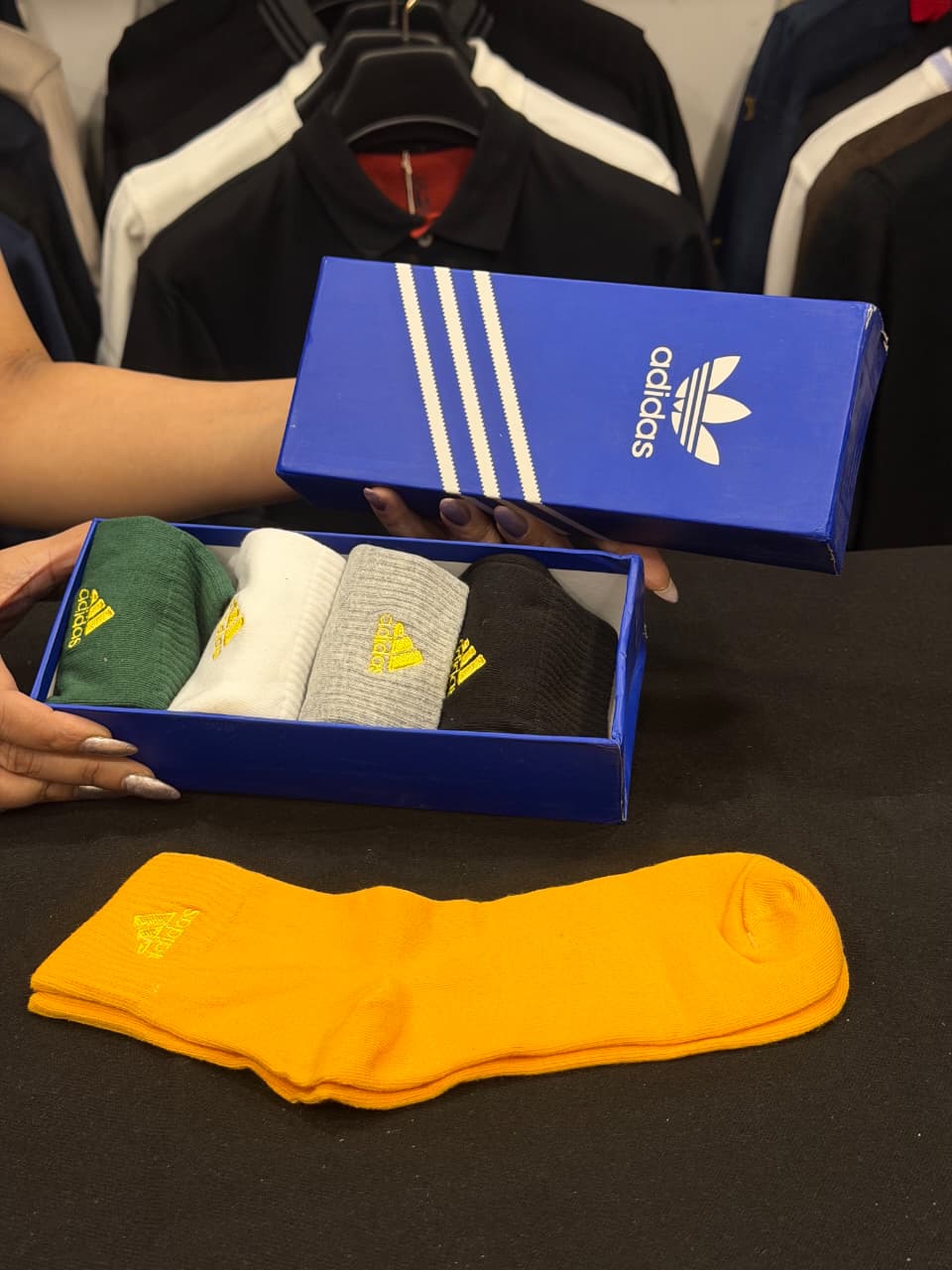 Adidas Pack of 5 Socks Box