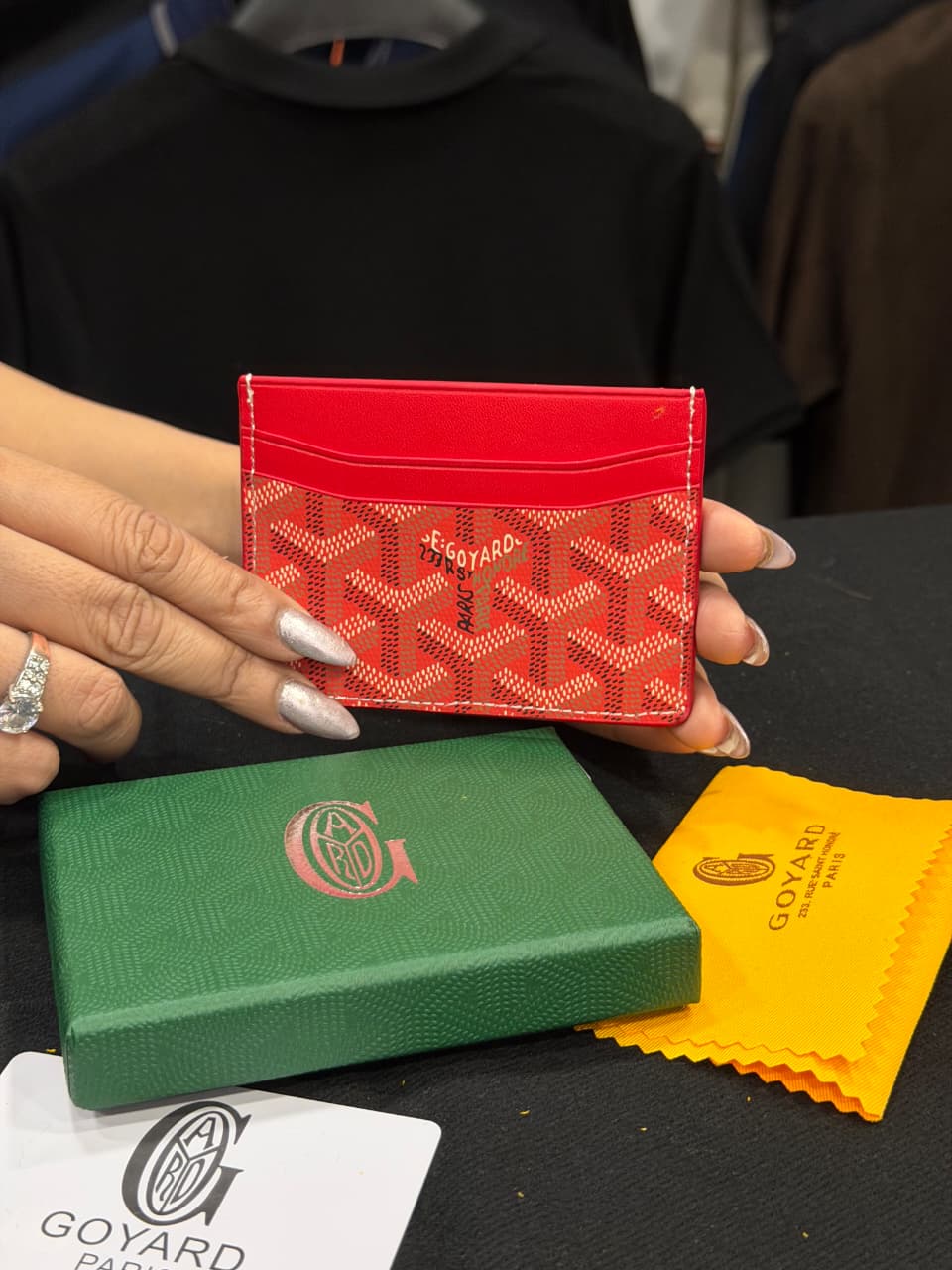 Goyard Card Holder - Red