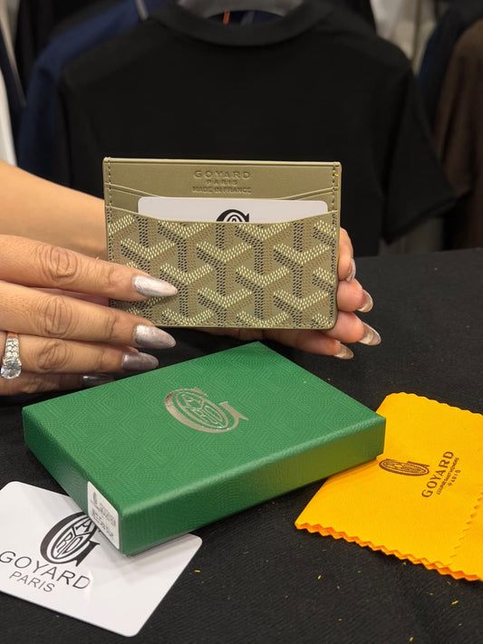 Goyard Card Holder - Khakhi
