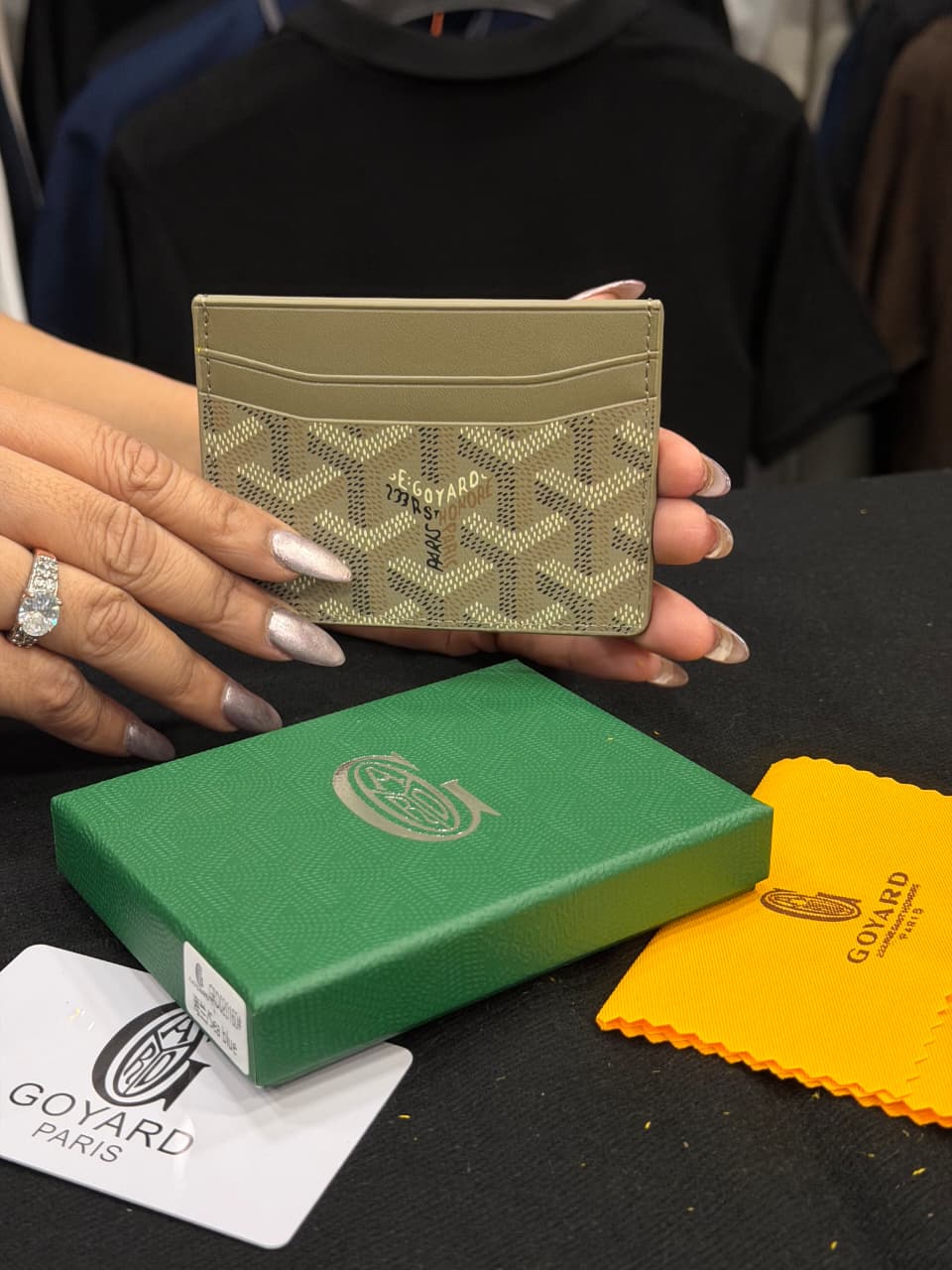 Goyard Card Holder - Khakhi