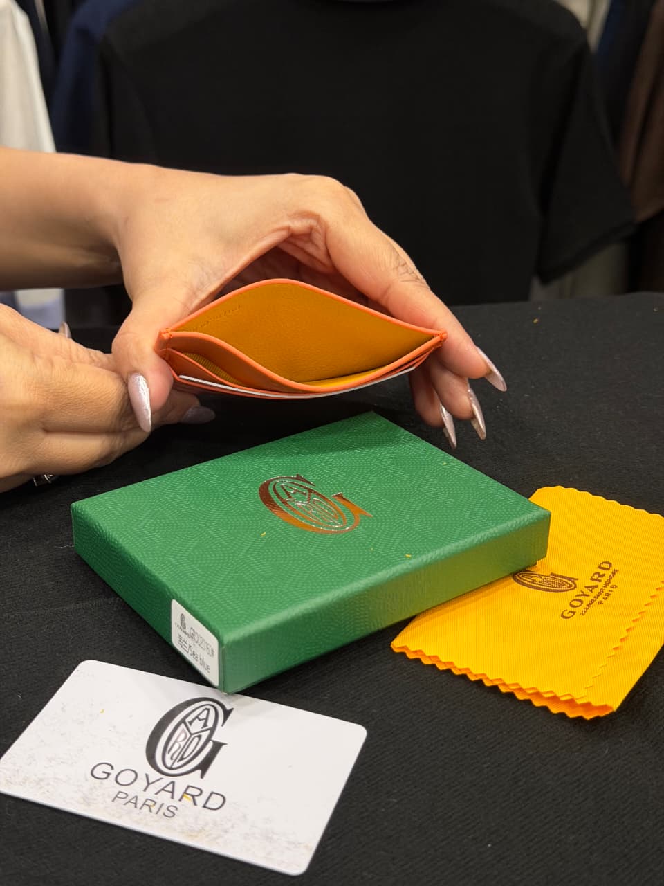 Goyard Card Holder - Orange