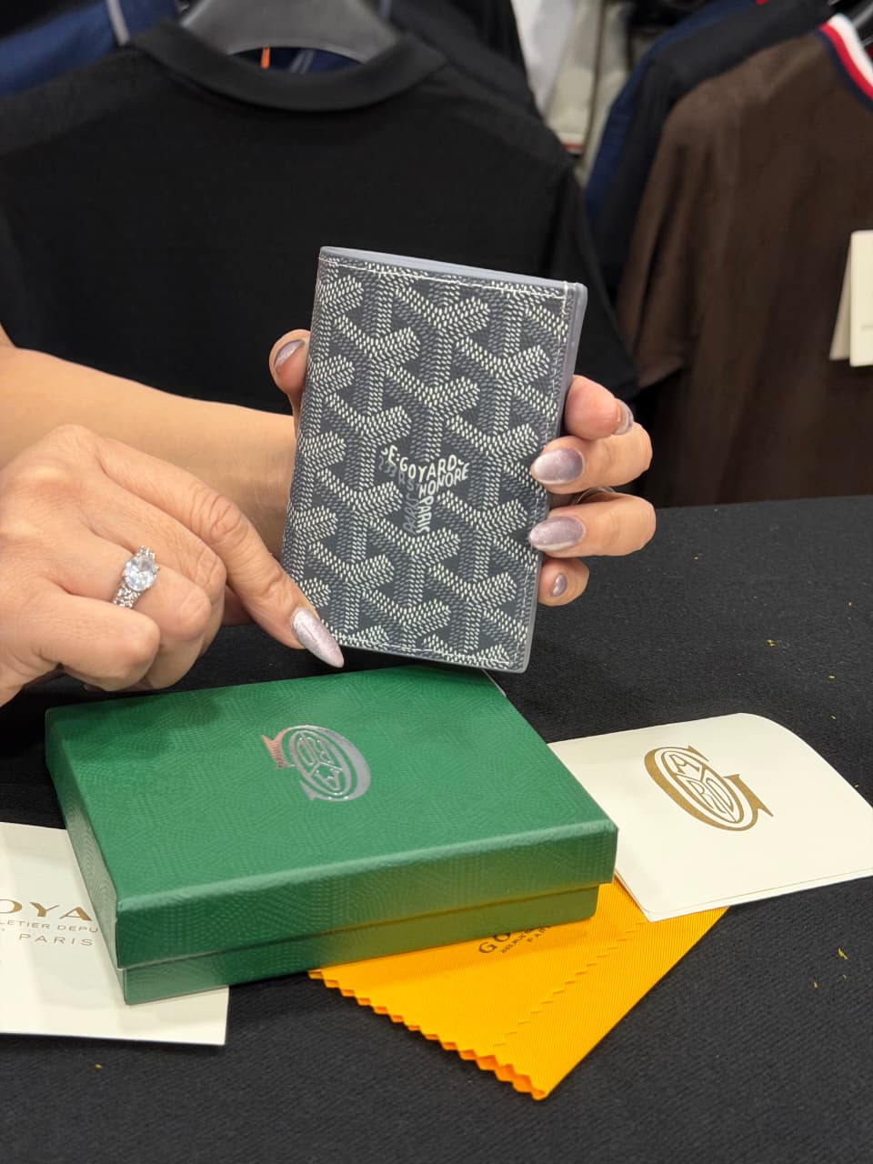 Goyard Card Wallet - Grey