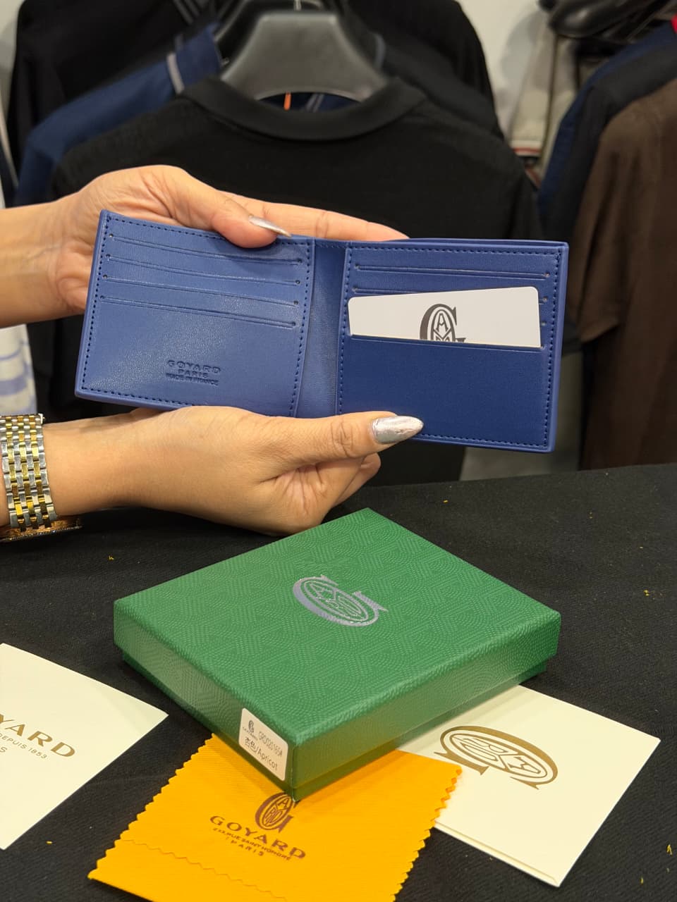 Goyard Short Wallet - Dark Blue