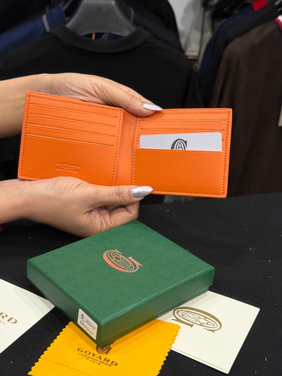 Goyard Short Wallet - Orange
