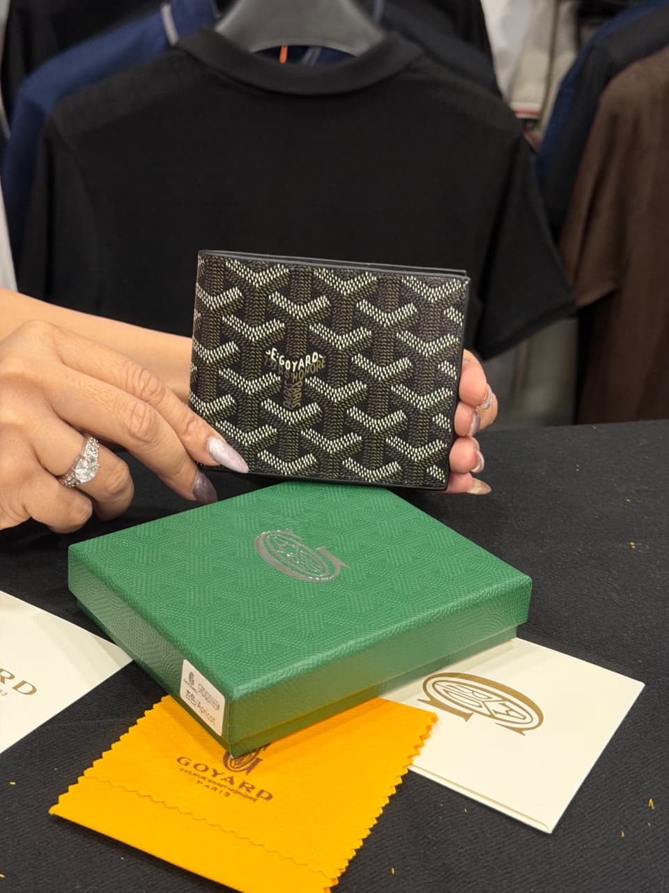 Goyard Short Wallet - Black