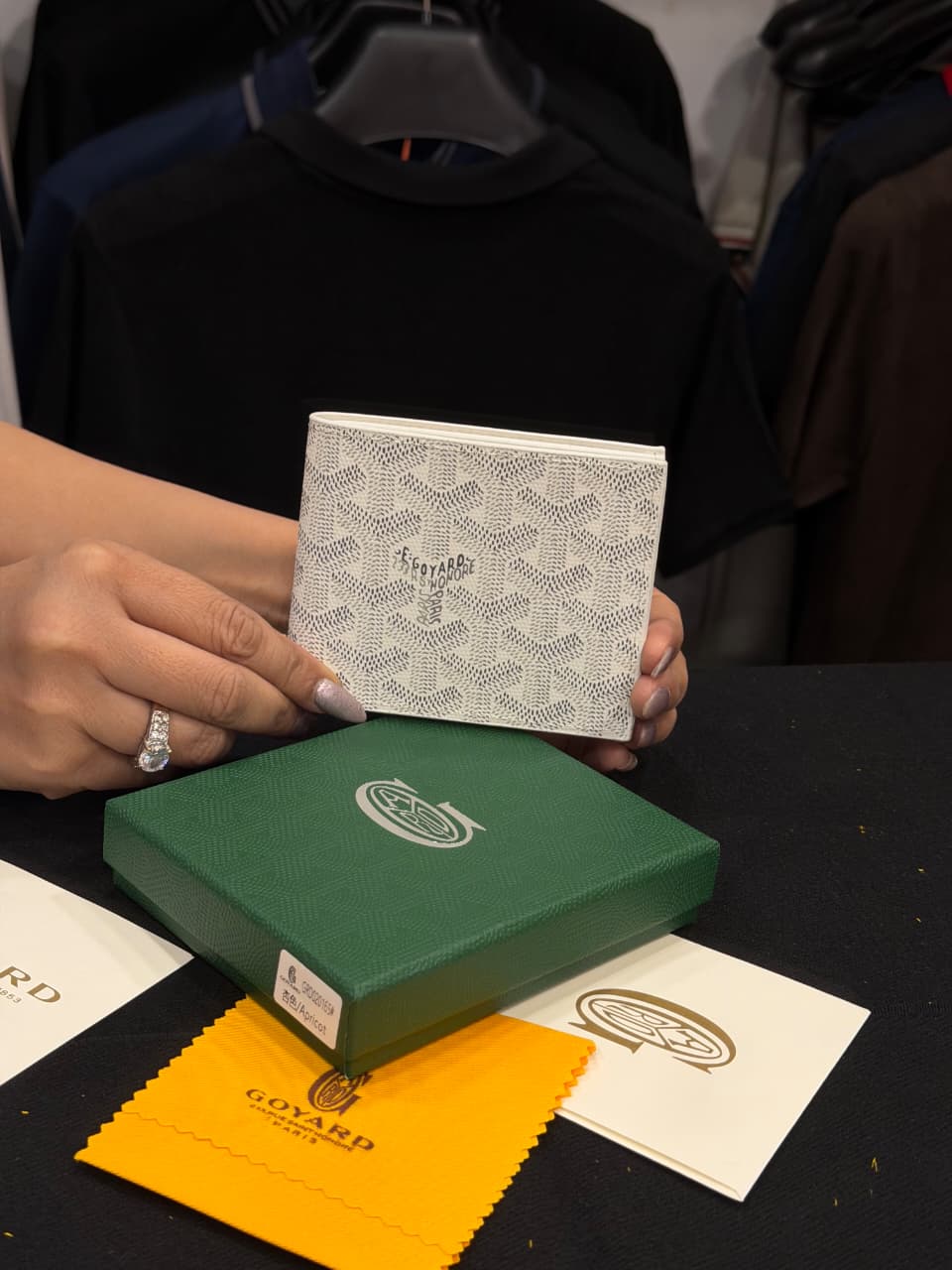 Goyard Short Wallet - White