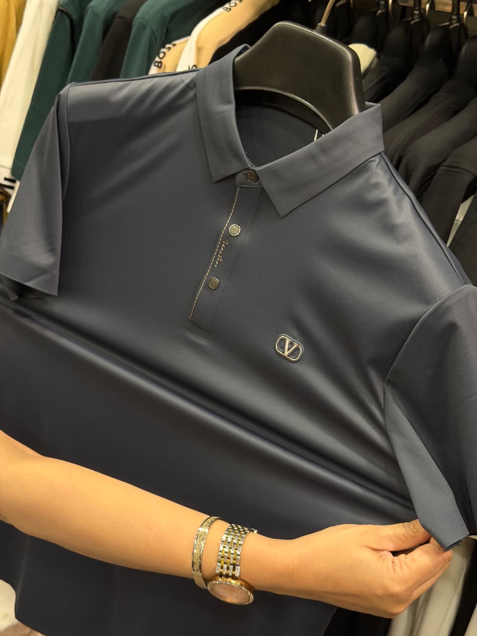 Valentino Stretchable Dri Fit Polo