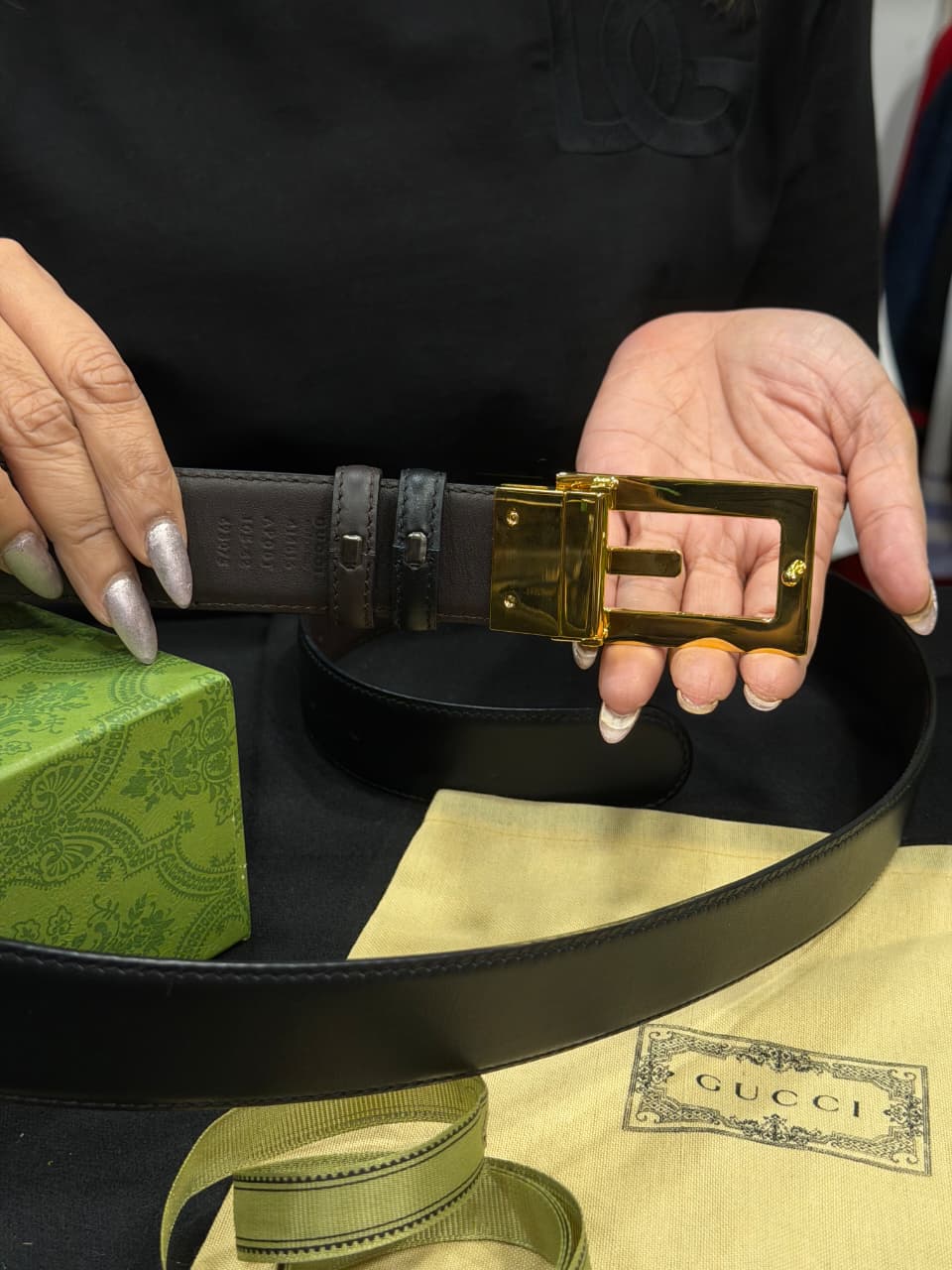 Gucci 1:1 Grade Genuine Leather Belt with Full Packaging