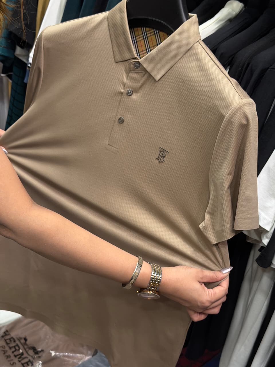 Burberry Stretchable Dri Fit Polo