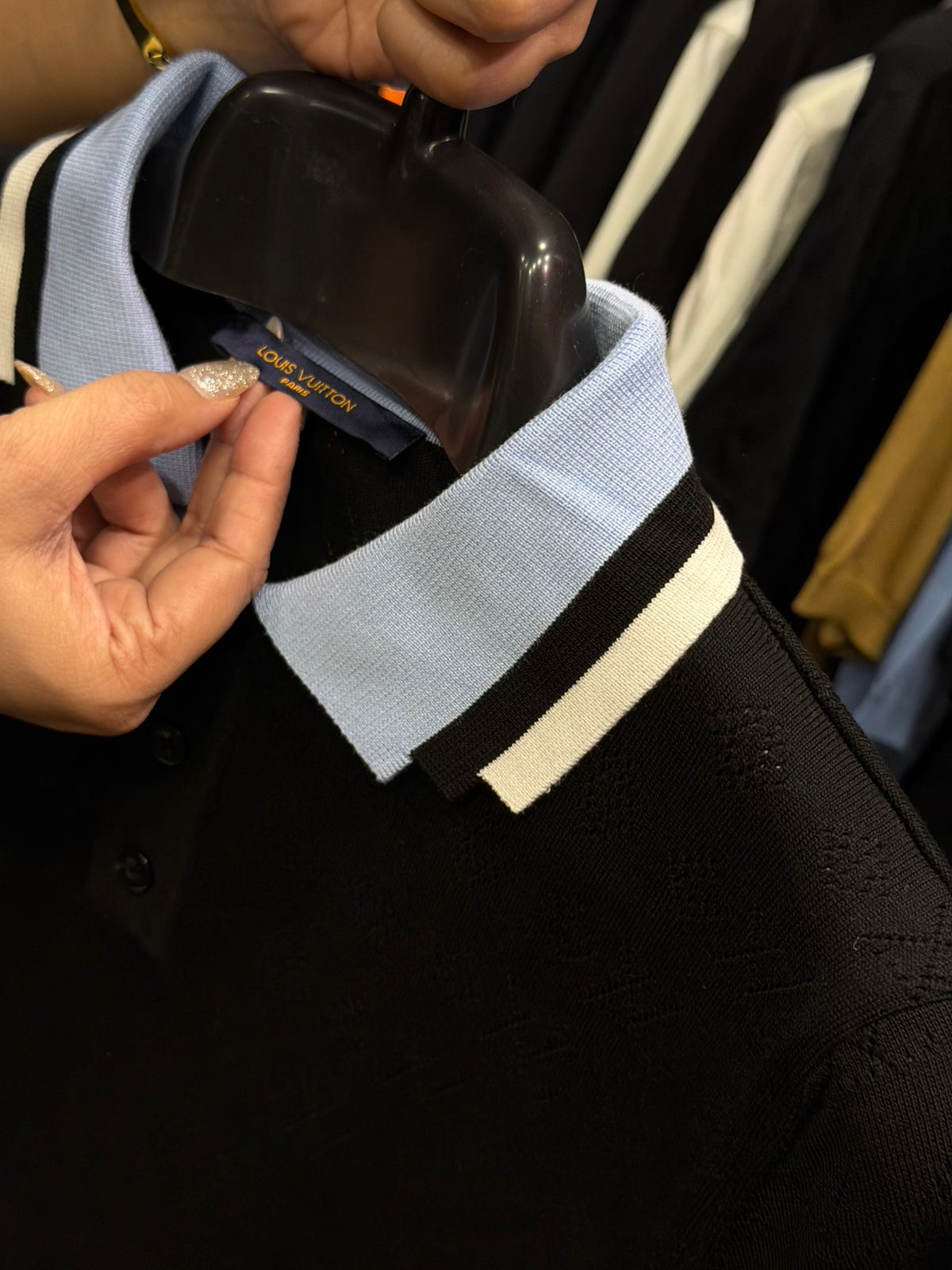 Louis Vuitton 1:1 Grade Knitwear Polo