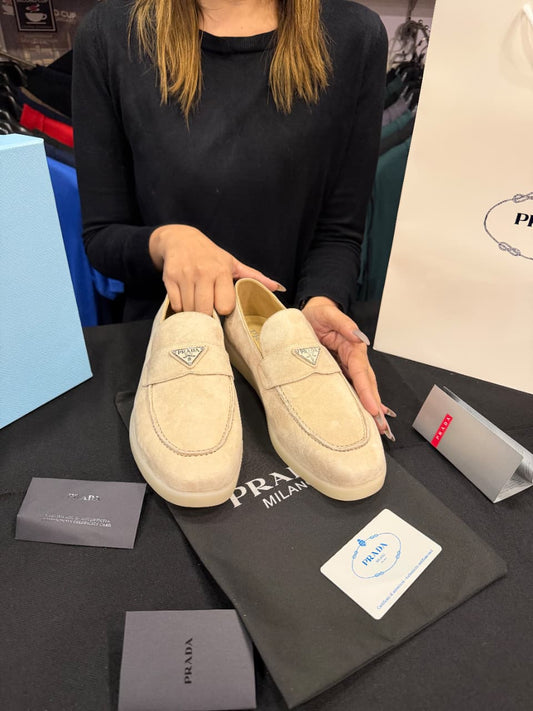 Prada Suede Loafer 1:1 Grade Shoe
