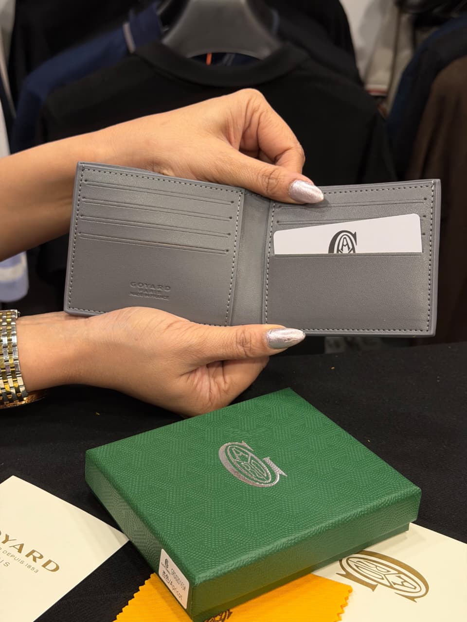Goyard Short Wallet - Grey